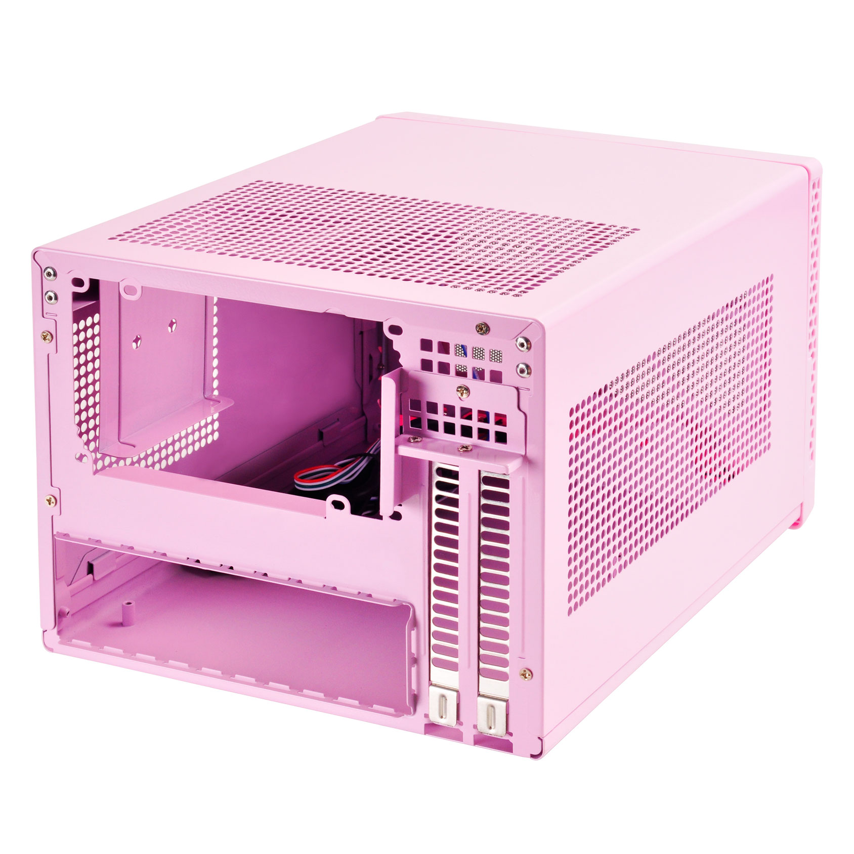 Мини корпус. Корпус Mini ITX Silverstone. Корпус Silverstone Sugo sg13 [SST-sg13p]. Компьютерный корпус Silverstone sg13p Pink. Корпус Silverstone SG 13.