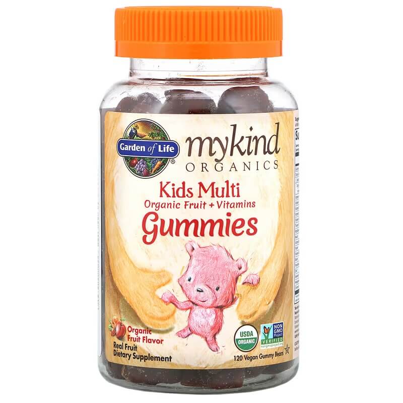 Мультивитамины для детей Garden of Life, 120 мармеладных мишек детские поливитамины железо mommy s bliss от 2 месяцев виноград 30 мл
