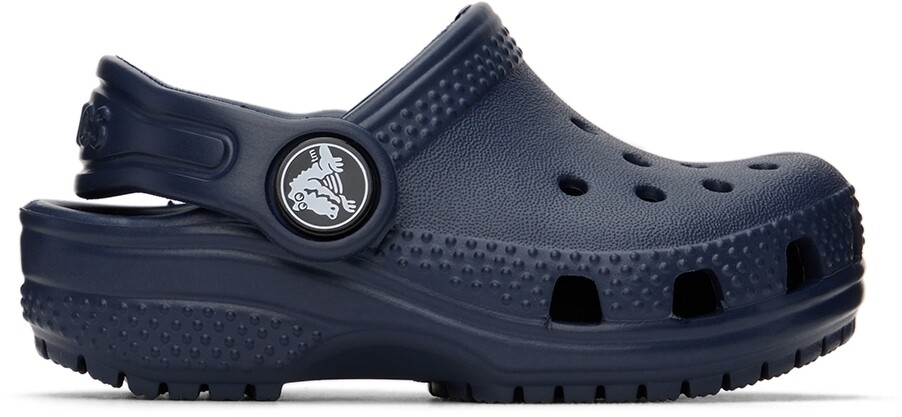 

Детские классические сабо темно-синего цвета Crocs