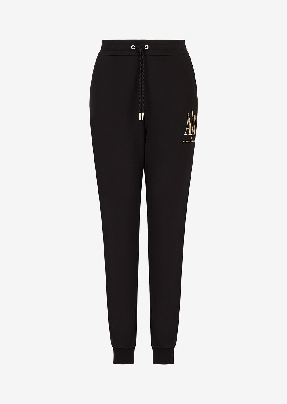 

Спортивные брюки с логотипом Icon Armani Exchange, черный