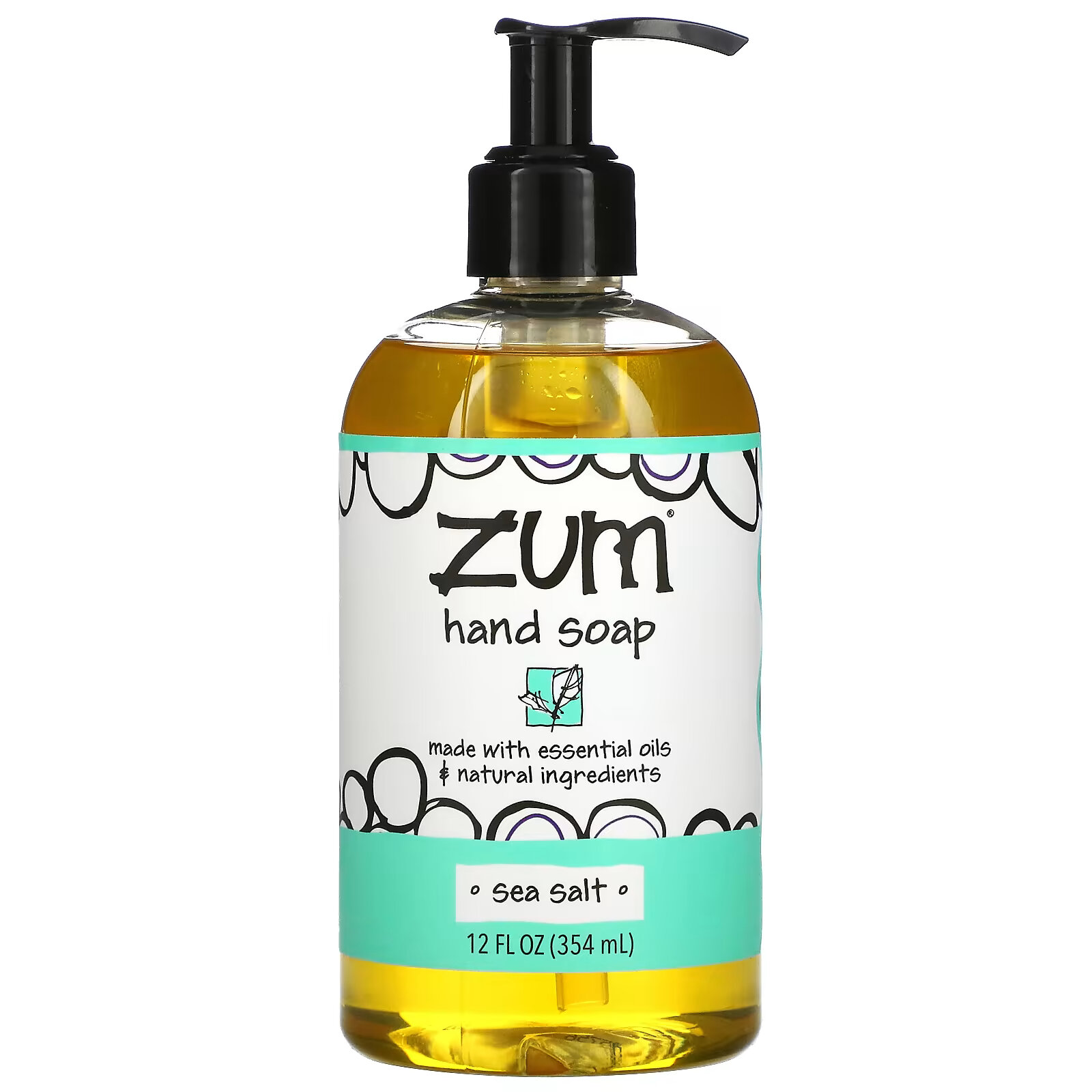 ZUM, Zum Hand Soap, морская соль, 354 мл (12 жидк. Унций) цена и фото