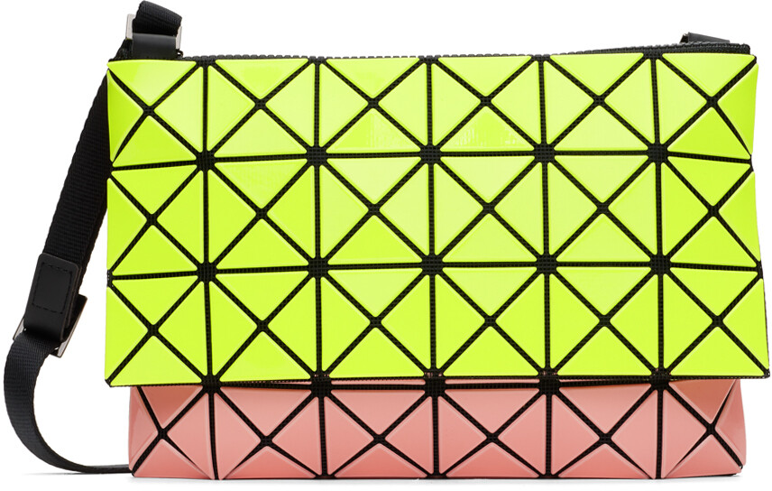 

Желто-розовая сумка через плечо Prism Kangaroo Bao Bao Issey Miyake
