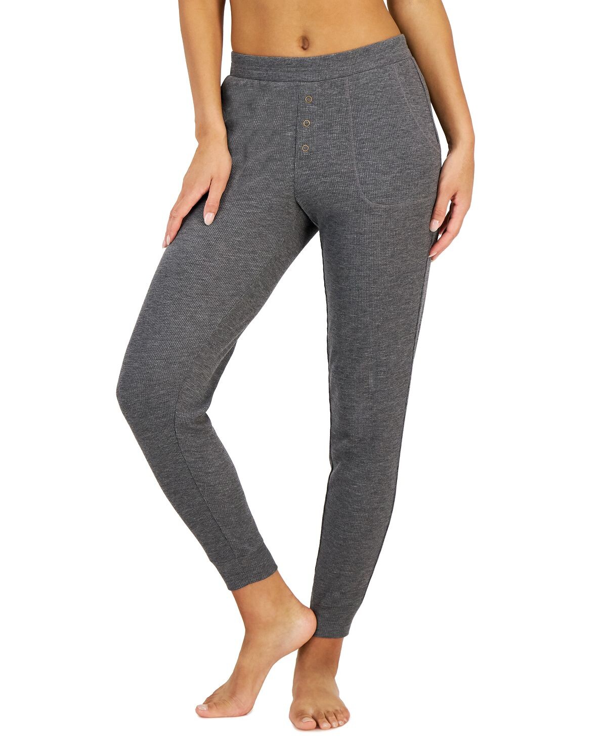 

Женские брюки-джоггеры heather waffle sleep, созданные для macy's Jenni, мульти