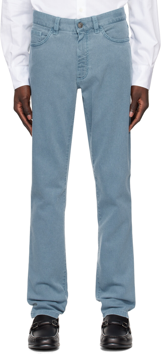 

Синие джинсы Delave ZEGNA, Синий