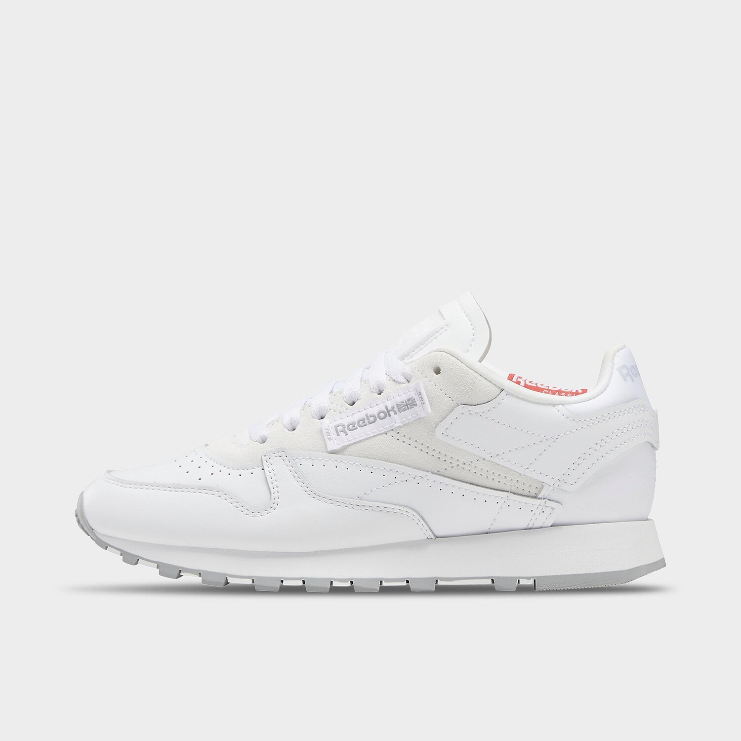 

Женские кроссовки Reebok Classic Leather Casual, бело-оранжевый