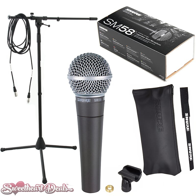 

Динамический вокальный микрофон Shure SM58 Handheld Cardioid Dynamic Microphone