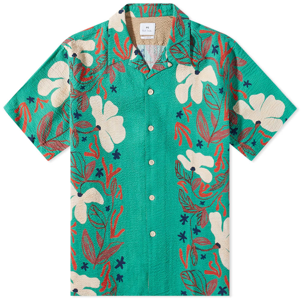 цена Рубашка Paul Smith Sea and Shells Vacation Shirt