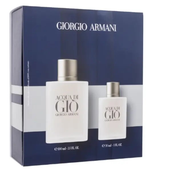 

Giorgio Armani Acqua di Gio набор: туалетная вода для мужчин, 100 мл + туалетная вода для мужчин, 30 мл