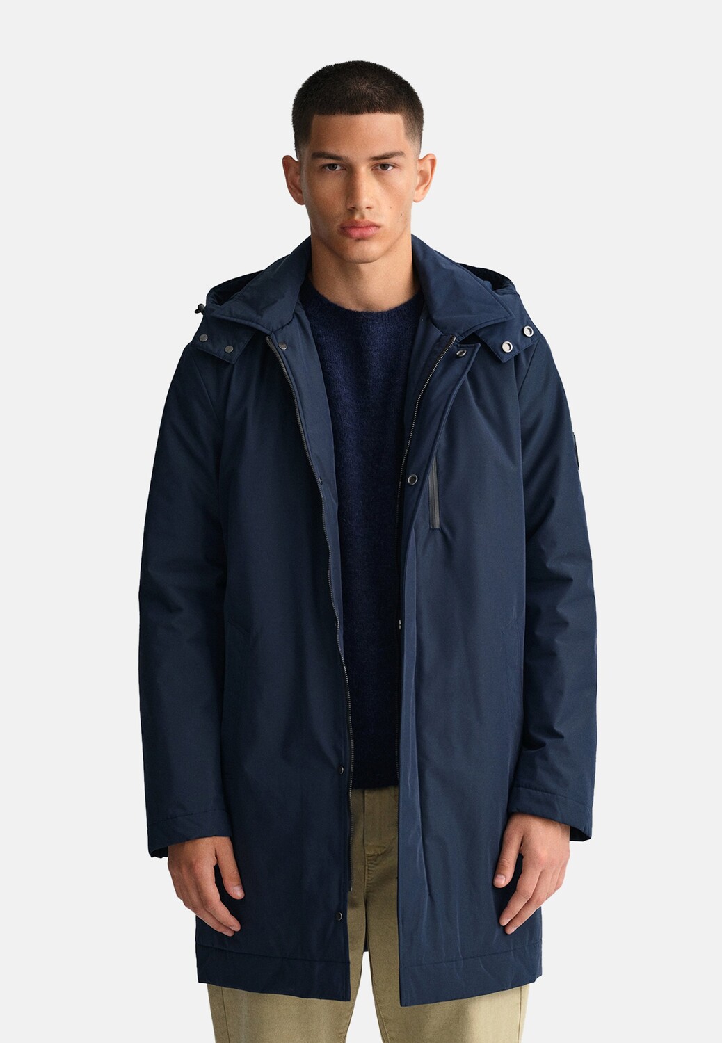 

Пальто короткое Gant, синий