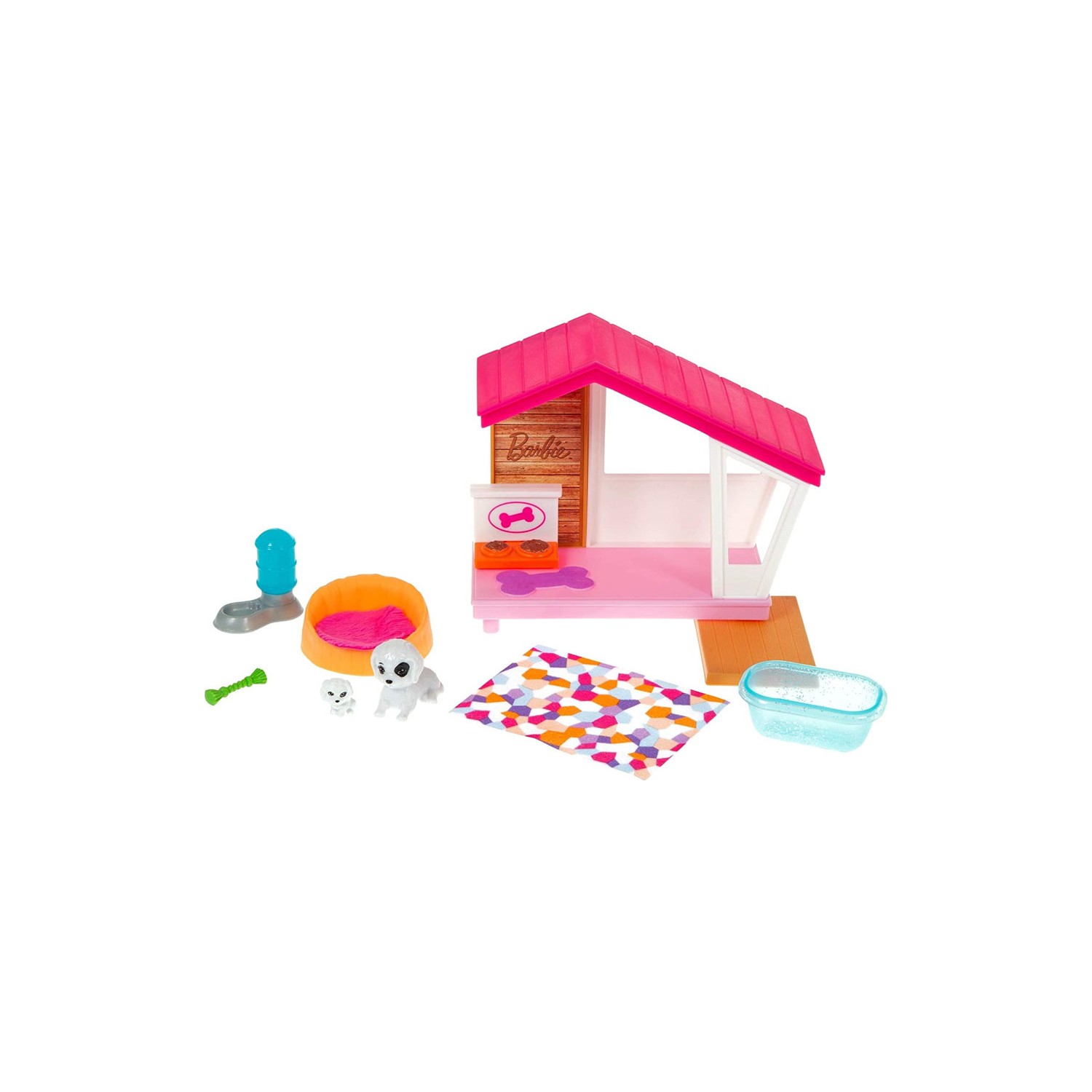 цена Игровой набор Barbie домик для собак GRG75-GRG78