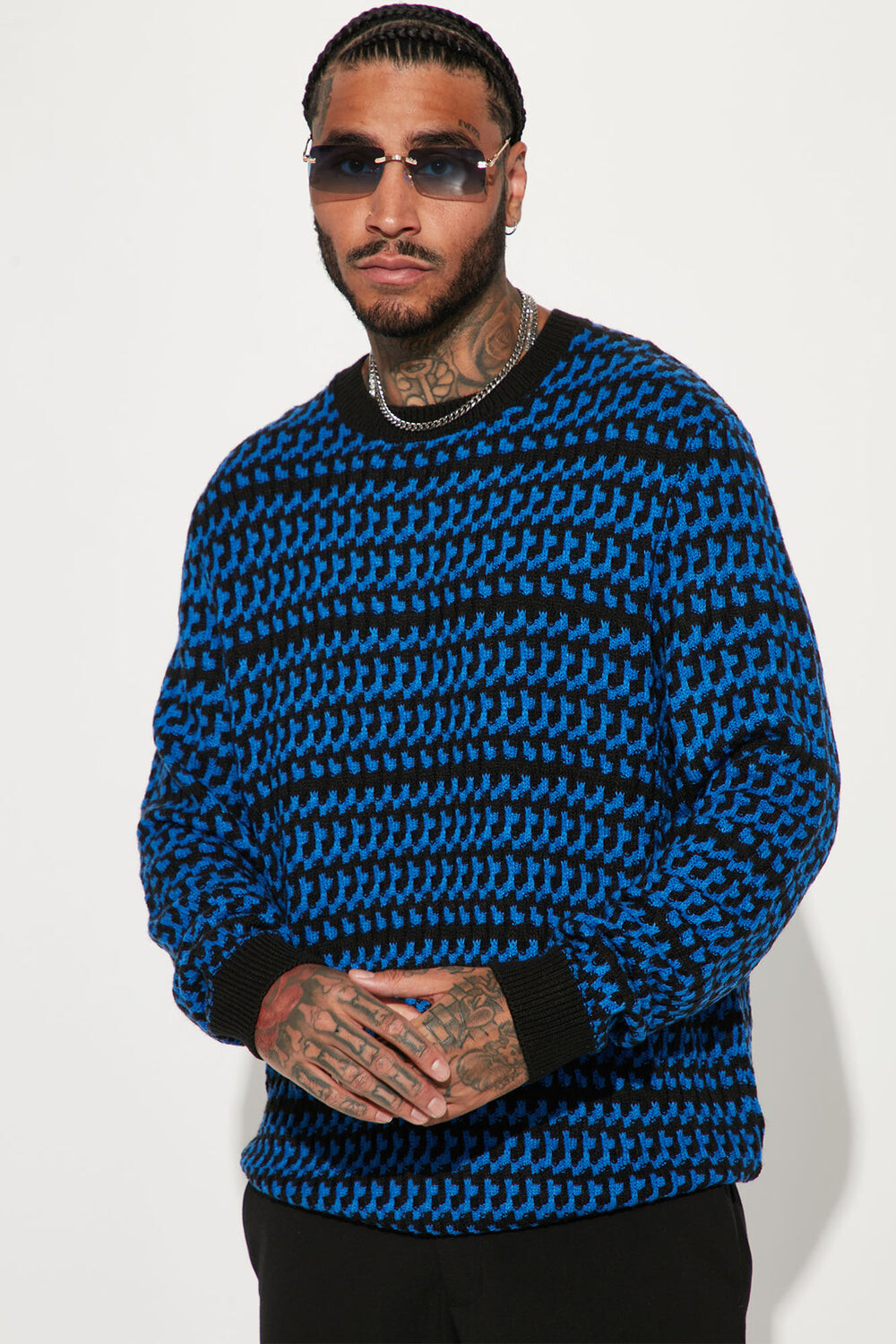 

Свитер Fashion Nova FNMC211012, синий