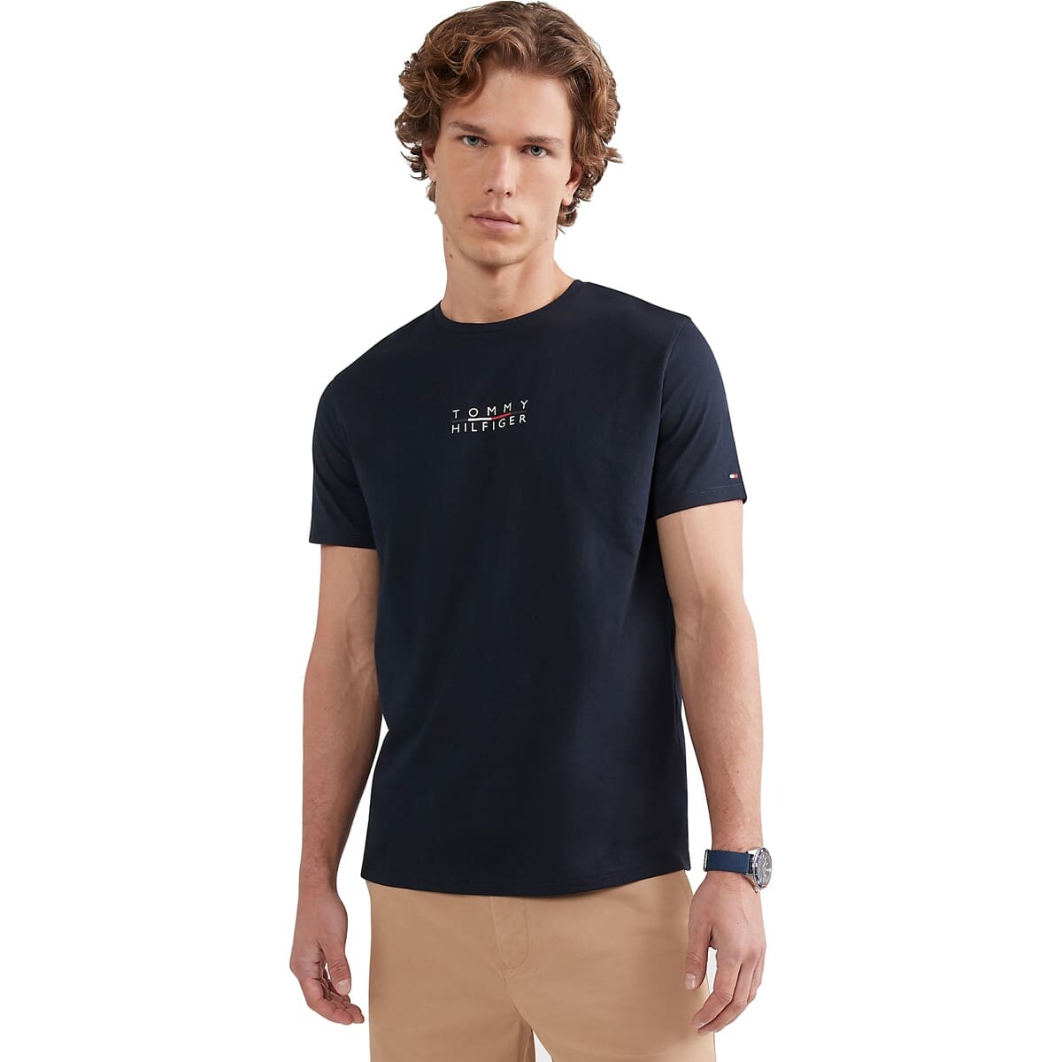 

Футболка Tommy Hilfiger Square Logo, темно-синий