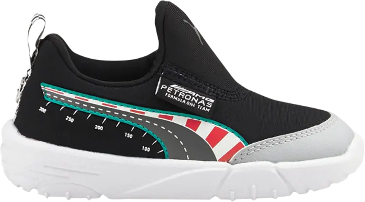 

Кроссовки Puma Mercedes-AMG Petronas F1 x Bao Kart Infant Black Smoked Pearl, черный