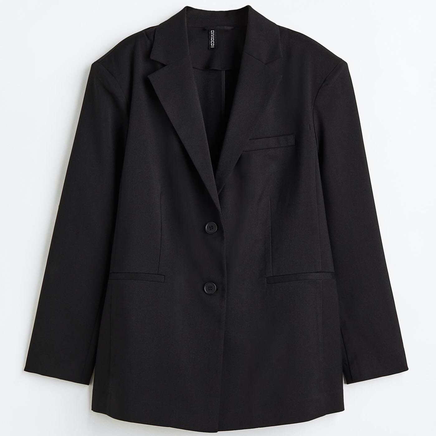 

Блейзер H&M Single-breasted, черный