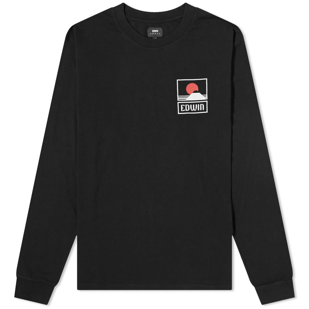

Футболка Edwin Long Sleeve Sunset on Mt. Fuji Tee, Черный