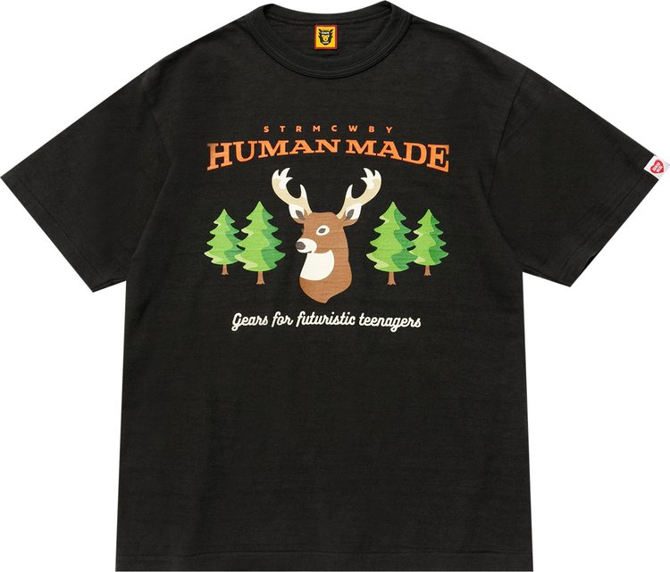 Футболка Human Made T-Shirt #15 'Black', черный - фото