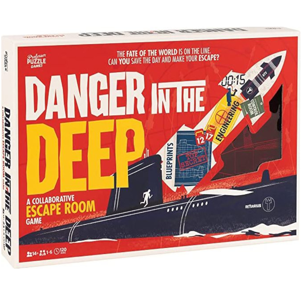 Настольная игра Профессор Головоломка Опасность в глубинах Professor Puzzle  Danger in The Deep – заказать из-за рубежа в «CDEK.Shopping»