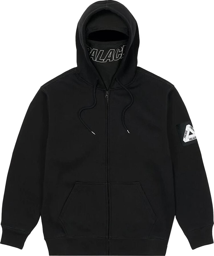 

Толстовка Palace Facemask Thermal Hood 'Black', черный