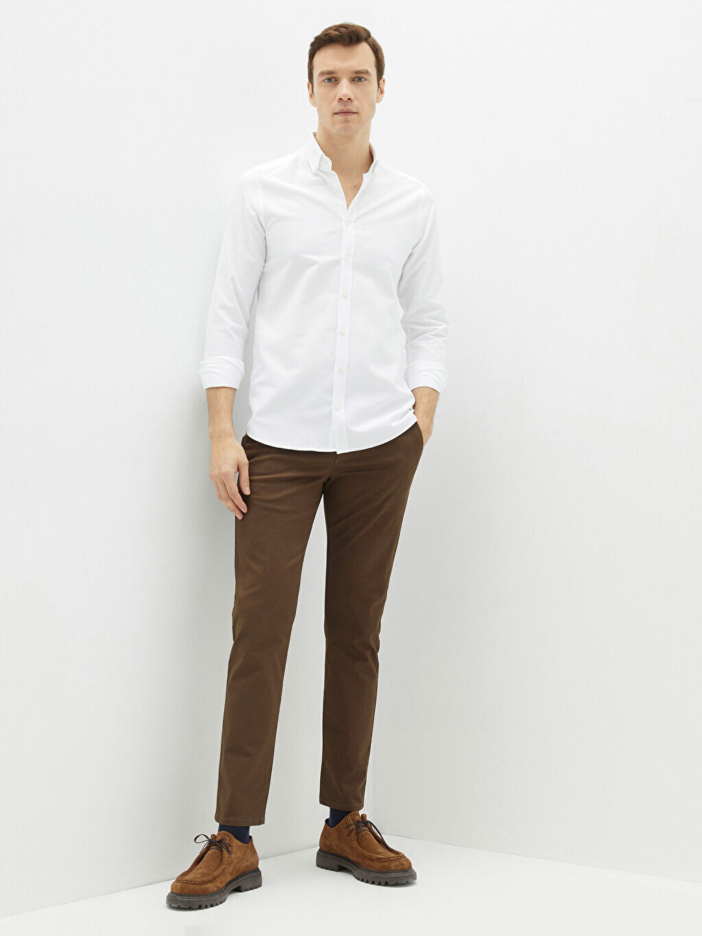 

Мужские брюки чинос Slim Fit из габардина LCWAIKIKI Classic