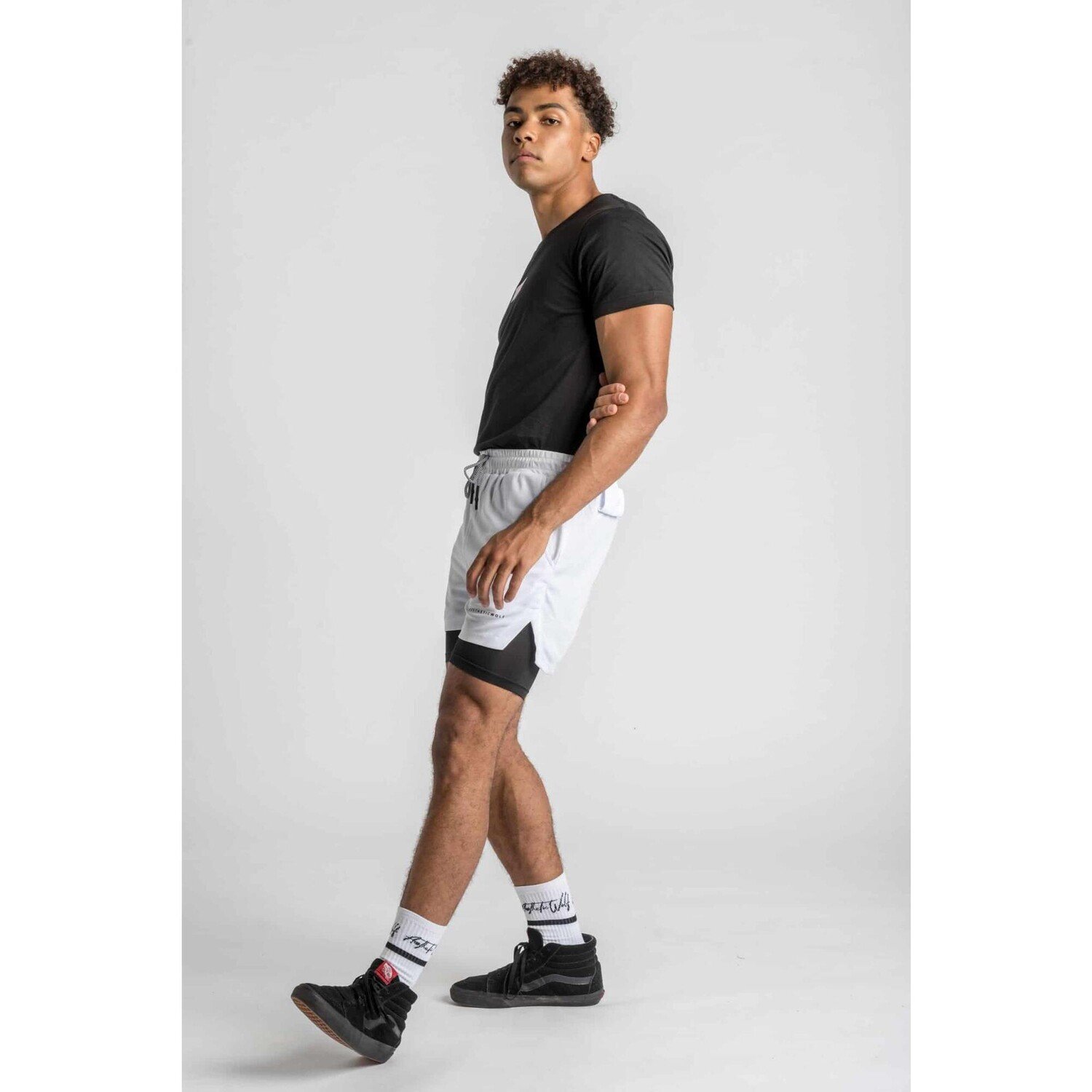 Utility Short Fitness - Men - White AESTHETIC WOLF, белый