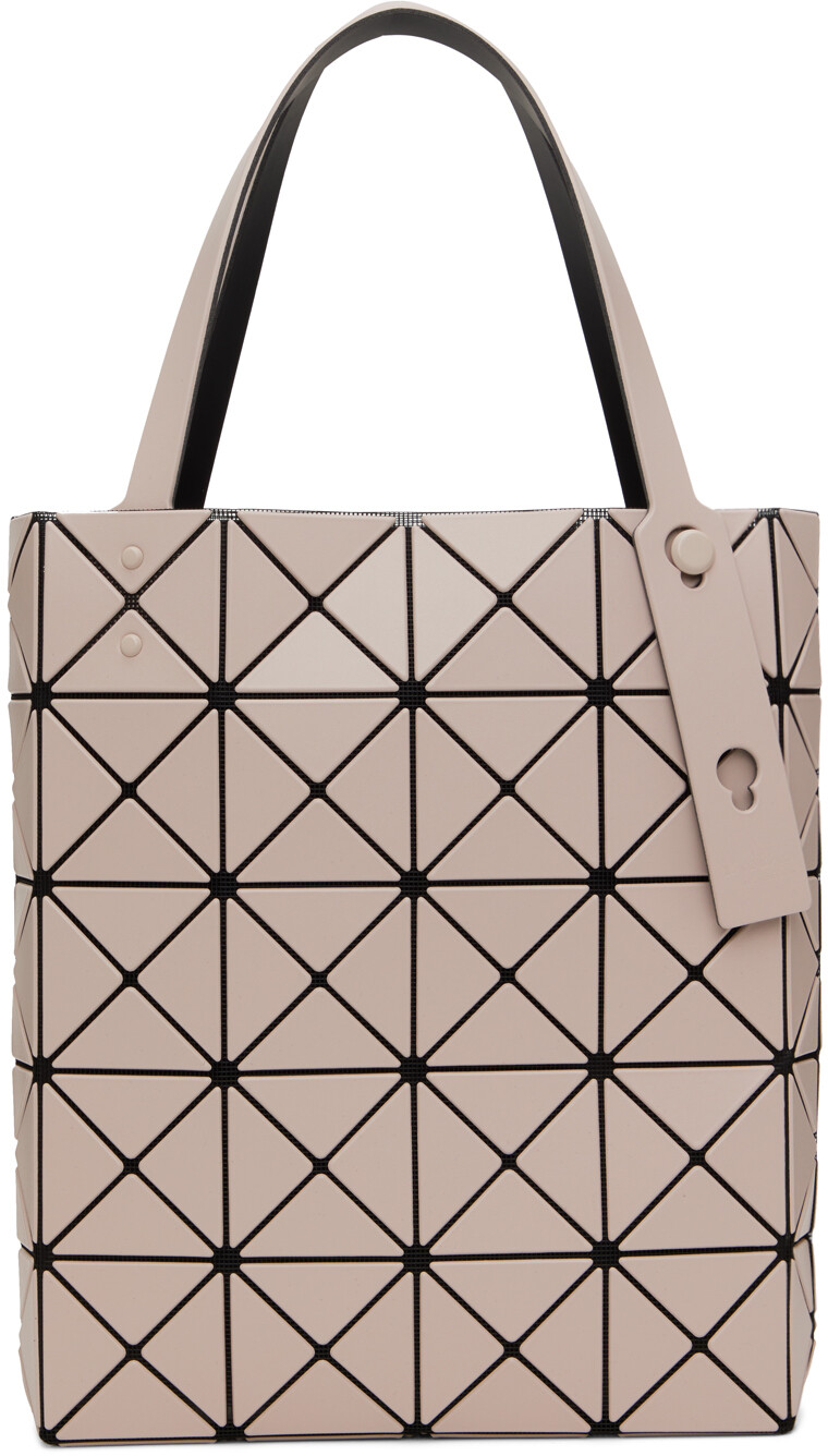 

Бежевая большая сумка Lucent Bao Bao Issey Miyake