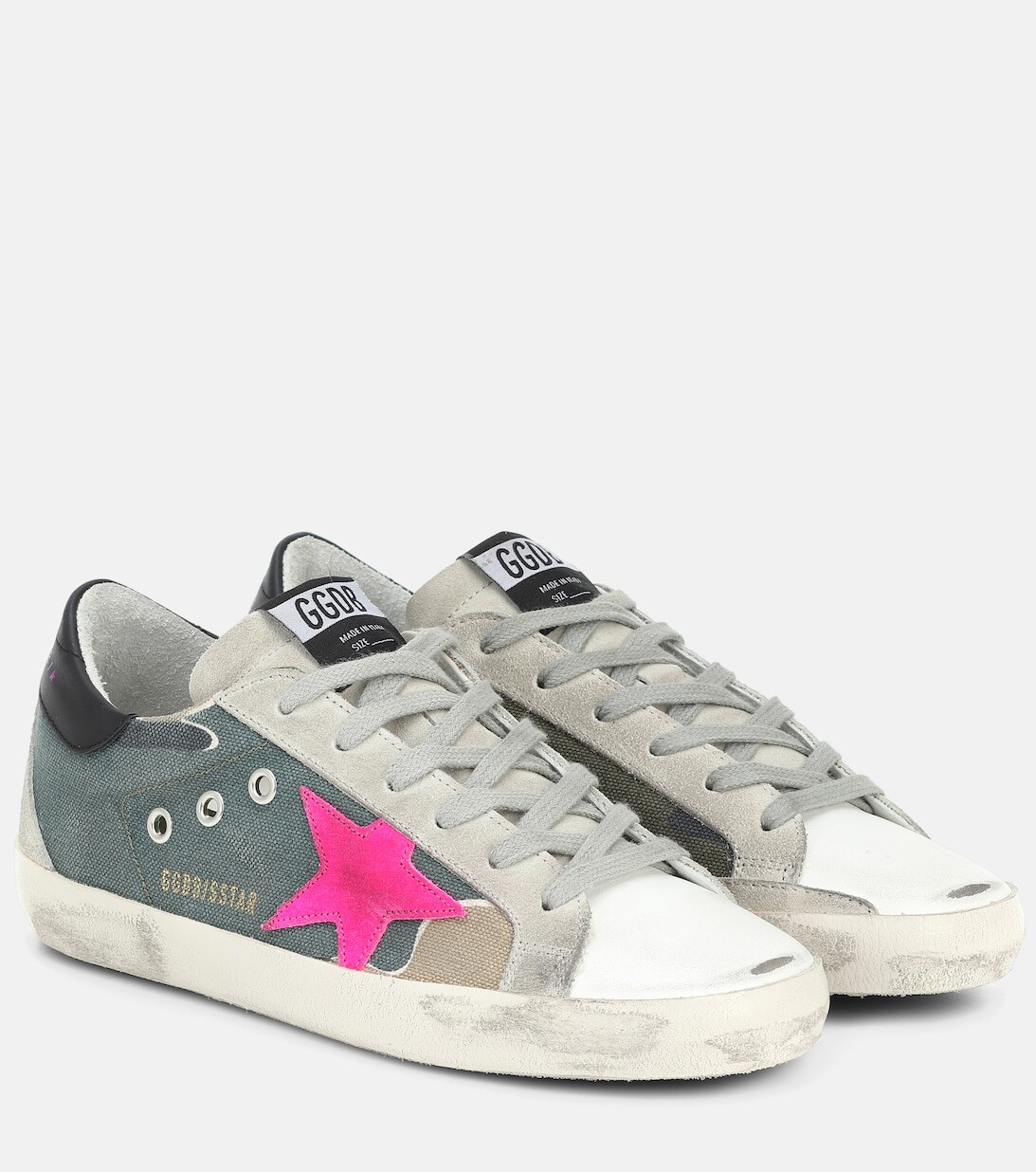 

Парусиновые кроссовки Super-Star Golden Goose, разноцветный