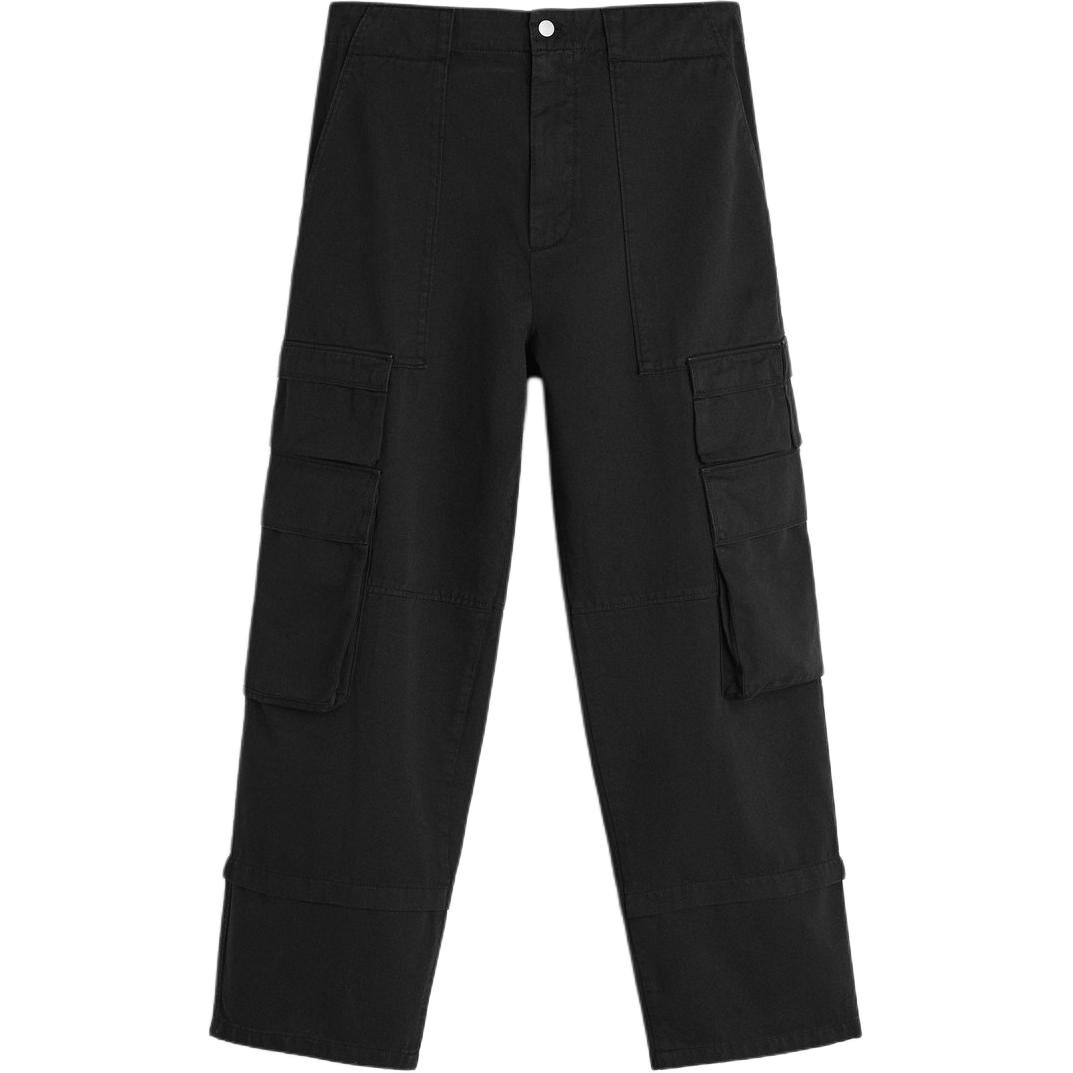 

Повседневные брюки мужские черные Zara, черный