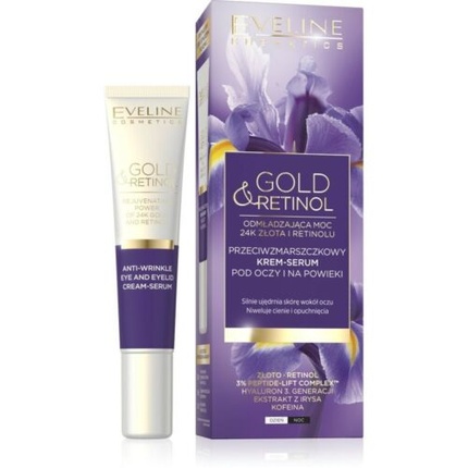Eveline Gold & Retinol дневной и ночной крем против морщин 15 мл, Eveline Cosmetics