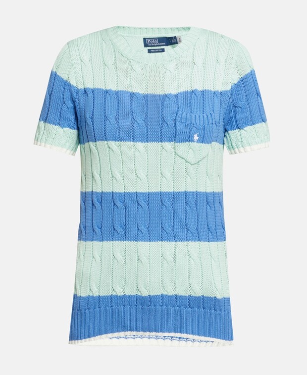 

Пуловер с короткими рукавами Polo Ralph Lauren, зеленый