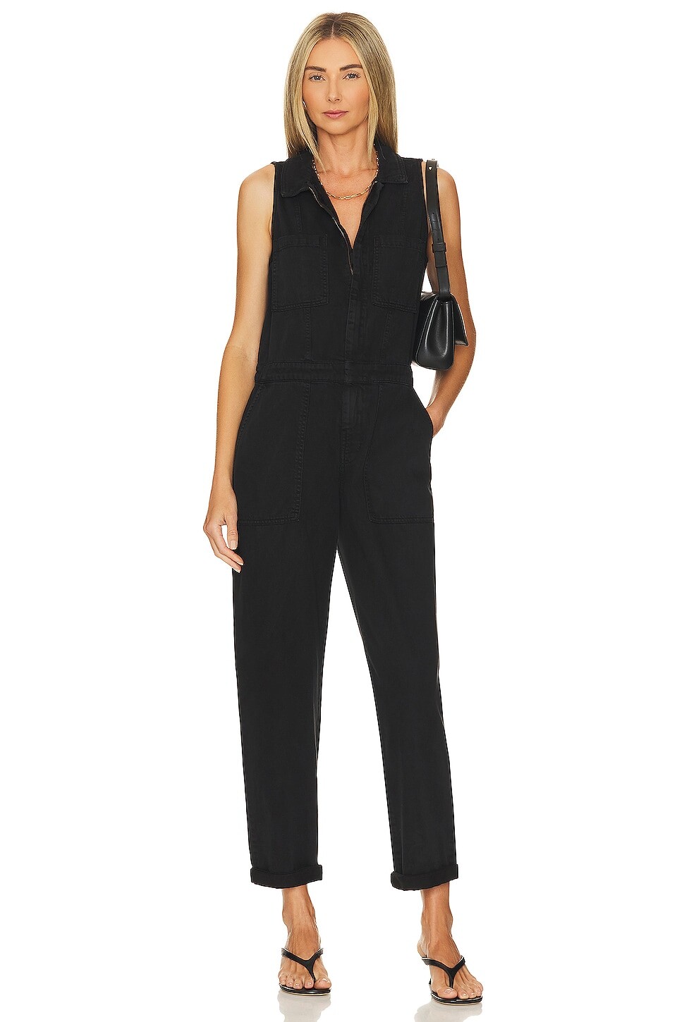 

Комбинезон Bella Dahl Gwen Zip Front Coverall, черный
