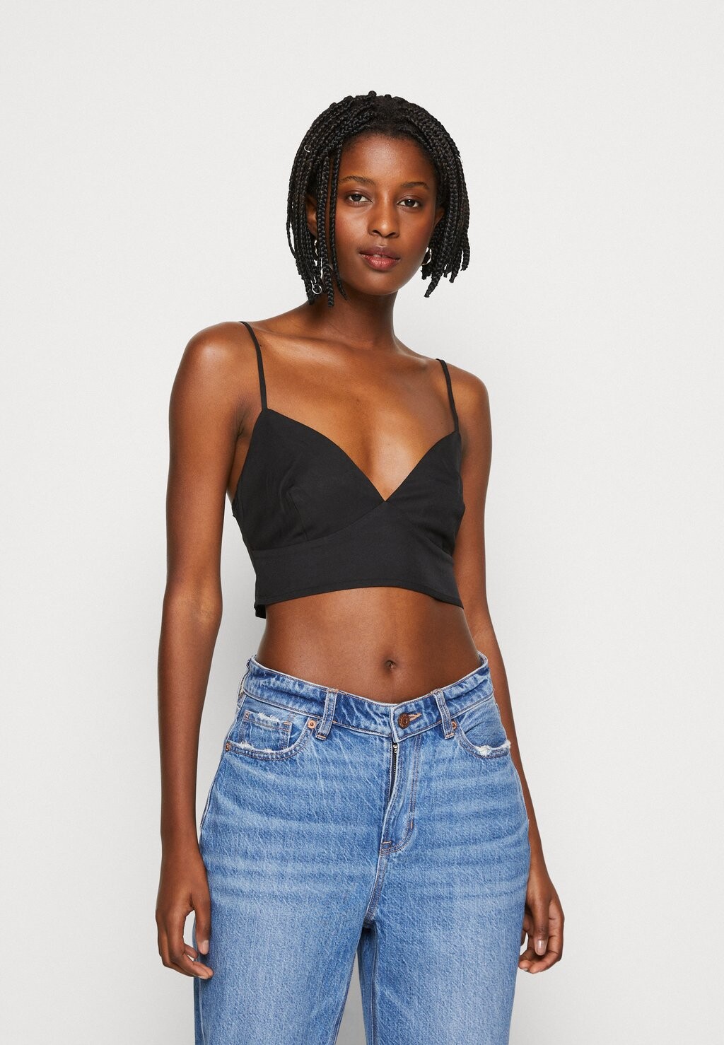 

Топ Gina Tricot, черный