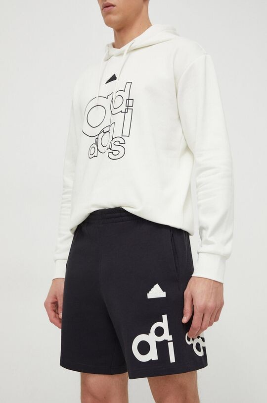 

Хлопковые шорты adidas, черный