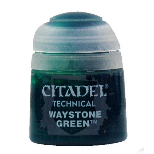 

Миниатюра Games Workshop Citadel Technical Paint: Waystone Green (12ml)