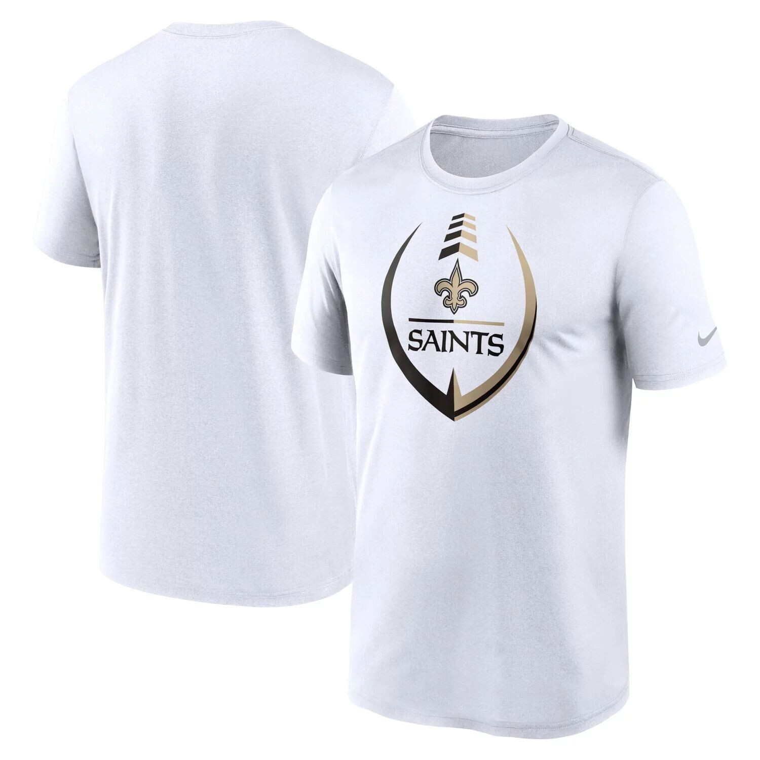 

Мужская белая футболка New Orleans Saints Icon Legend Performance Nike, Белый
