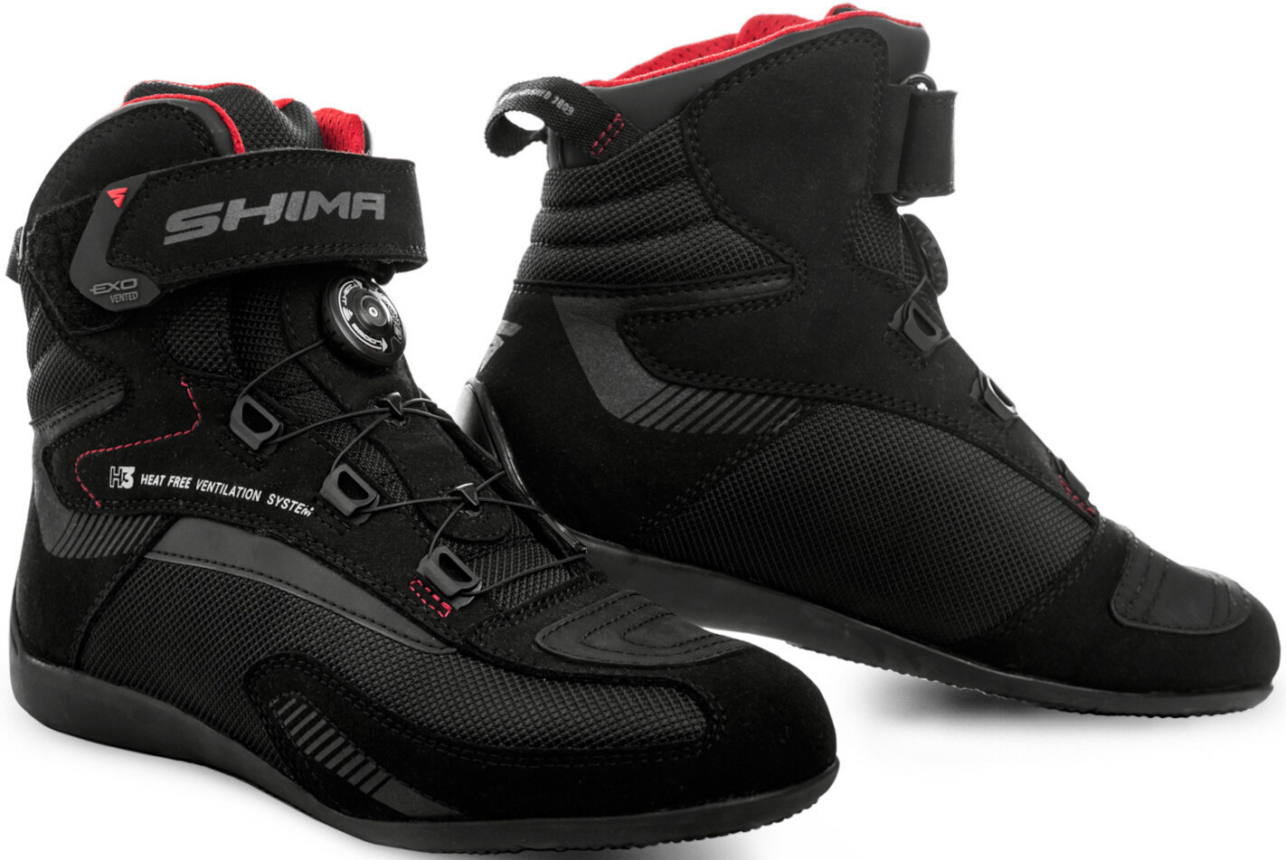 Женские мотоциклетные ботинки SHIMA Exo Vented водонепроницаемые, черный женские мотоциклетные ботинки shima rebel водонепроницаемые черный