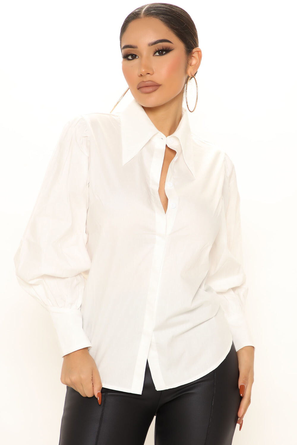 

Рубашка Fashion Nova HF21G282, белый