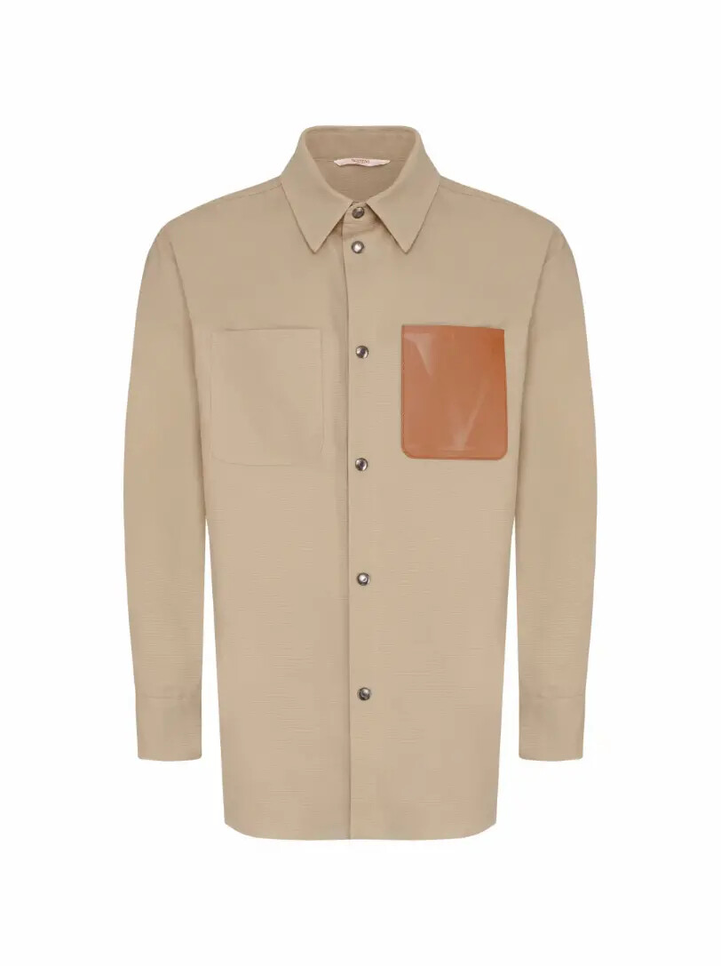 

Хлопковая рубашка V-logo Valentino