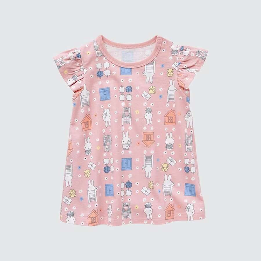 

Футболка Uniqlo UT Miffy, розовый
