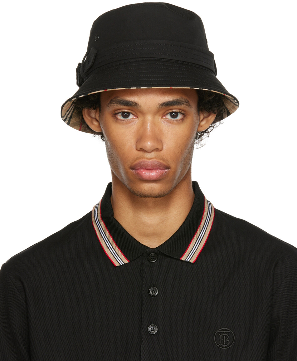 

Черная шляпа наследия Burberry