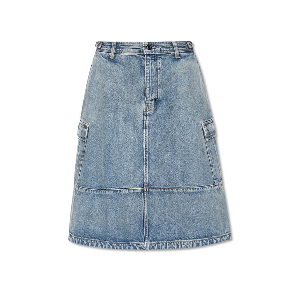 

Юбка Balenciaga Oversize Denim, голубой