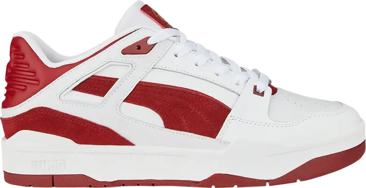 

Кроссовки Puma Slipstream Suede FS White Intense Red, белый