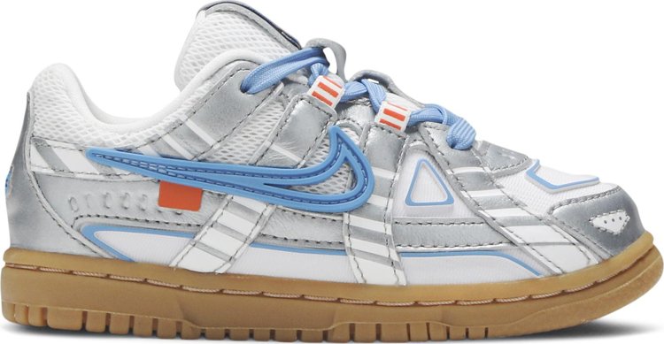 Кроссовки Nike Off-White x Rubber Dunk TD 'University Blue', синий - фото