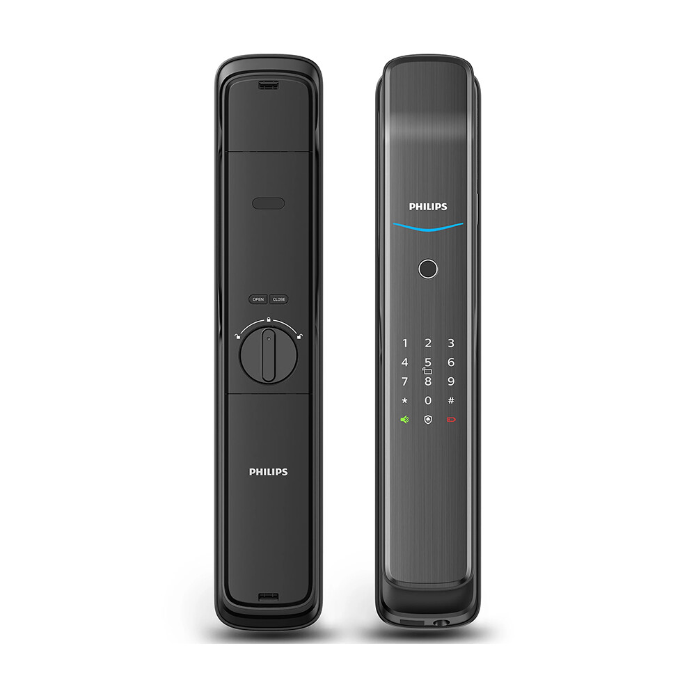 

Электронный замок Philips 709, биометрический, черный