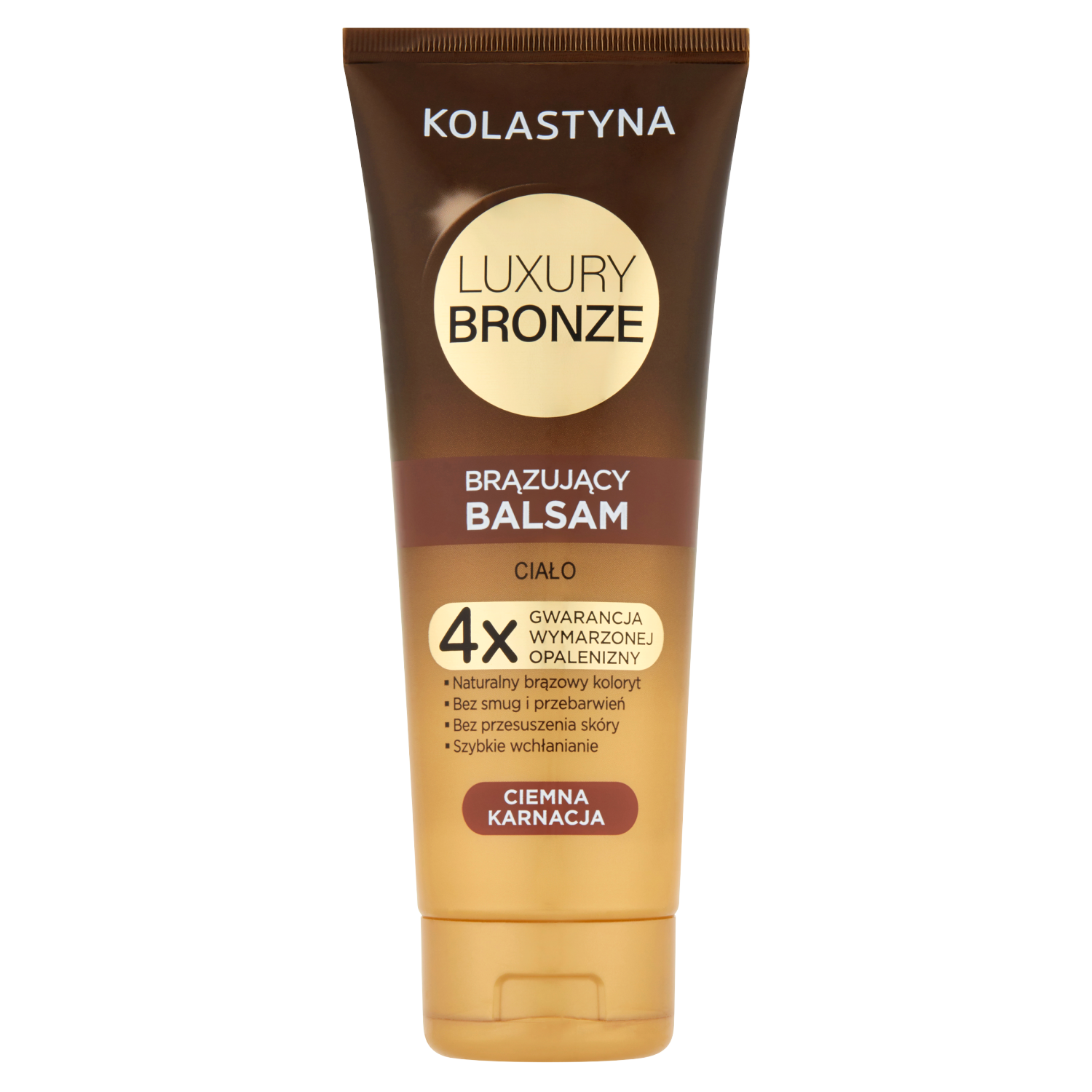 Kolastyna Luxury Bronze Бронзирующий бальзам для тела Темная кожа, 200 мл