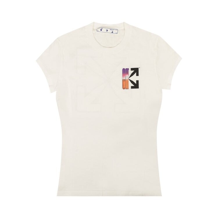 

Футболка Off-White Gradient Short-Sleeve T-Shirt White Multicolor, белый