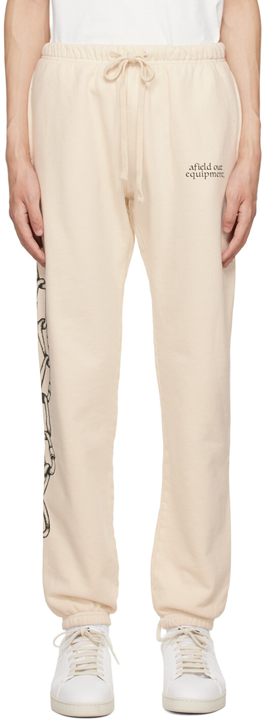 

Брюки Off-White с костяными цепочками Afield Out, Серый