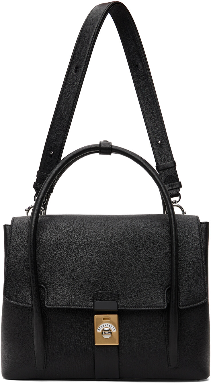 

Черно-бежевая сумка New Lock Maison Margiela