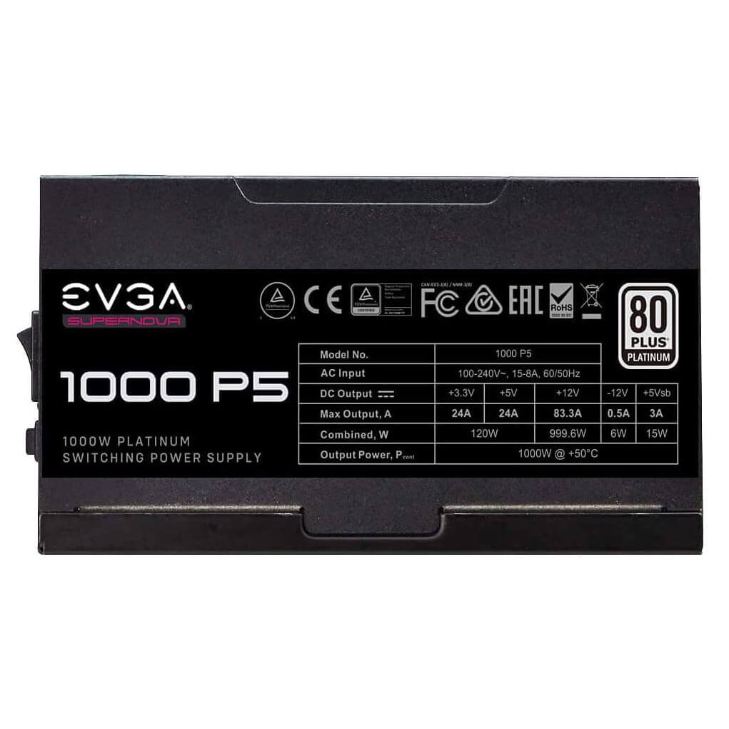 Блок питания EVGA SuperNOVA 1000 P5 220-P5-1000-X3 – купить по выгодным  ценам с доставкой из-за рубежа через сервис «CDEK.Shopping»