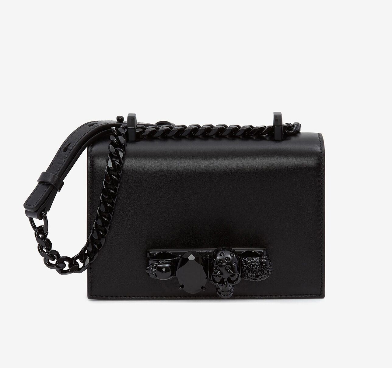 

Сумка кросс-боди Alexander McQueen Mini Jewelled, черный