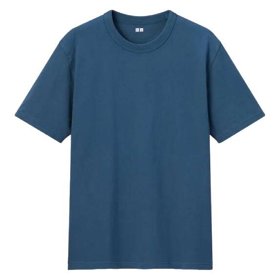 

Футболка Uniqlo U Crew Neck, синий